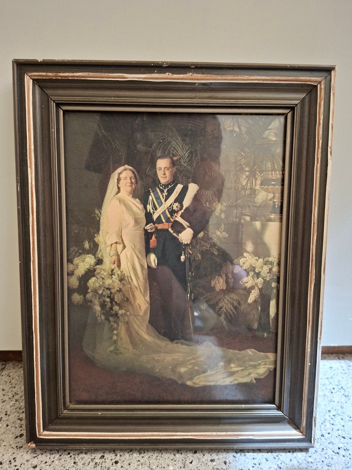 Statiefoto Juliana en Bernhard, Verzenden, Gebruikt, Kaart, Foto of Prent