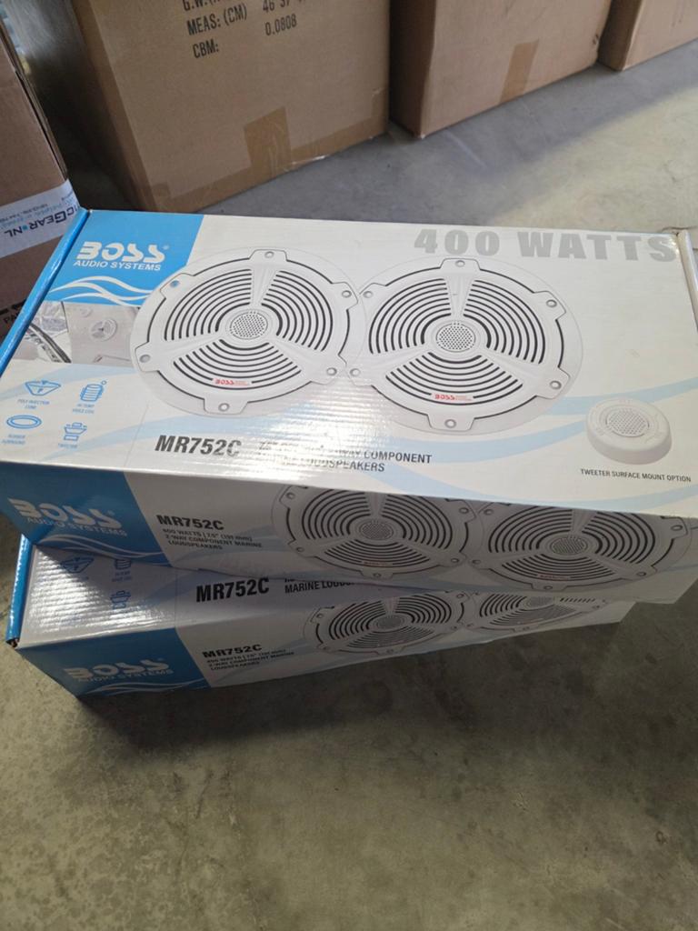 Boss marine speaker MR752C  - 400W -  2 sets, Ophalen of Verzenden, Nieuw, Motor en Techniek, Zeilboot of Motorboot