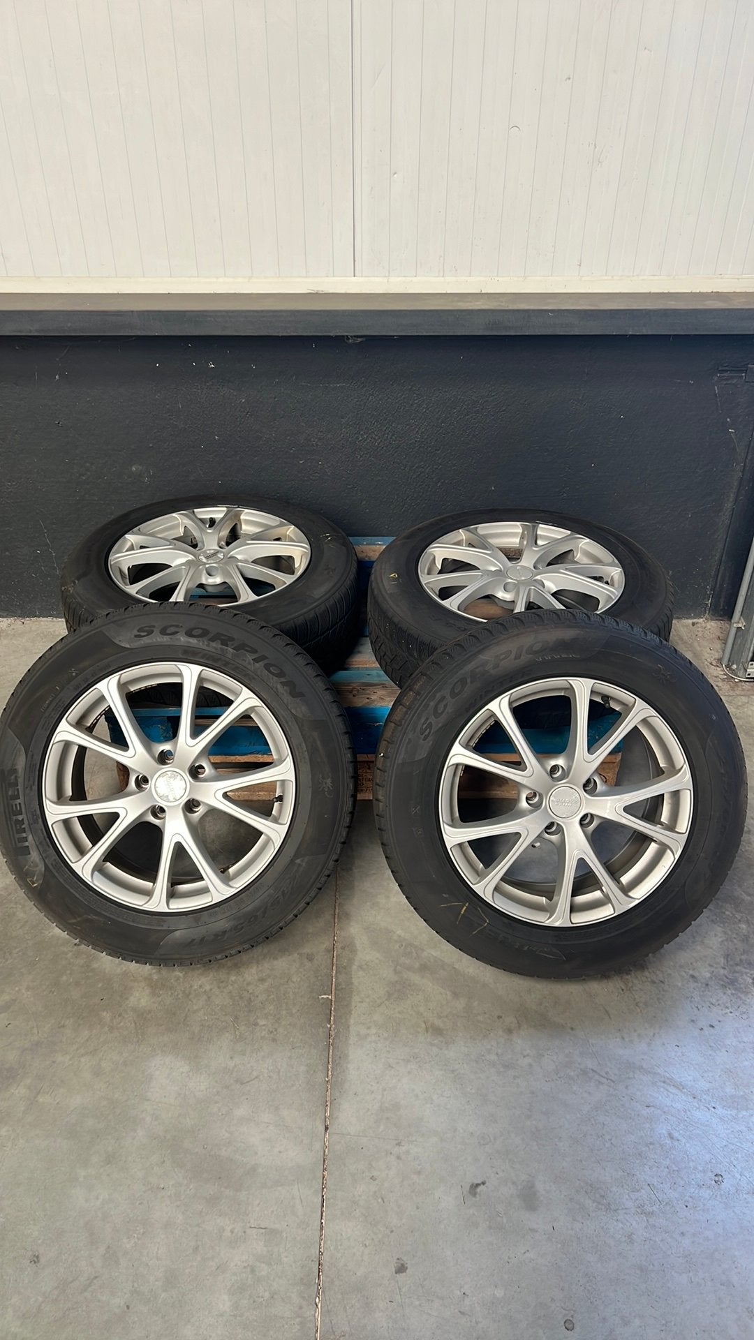 Set wielen aluminium velgen volkswagen Tiguan T.E.A.B.!!!, Ophalen, Banden en Velgen, 17 inch, Zomerbanden