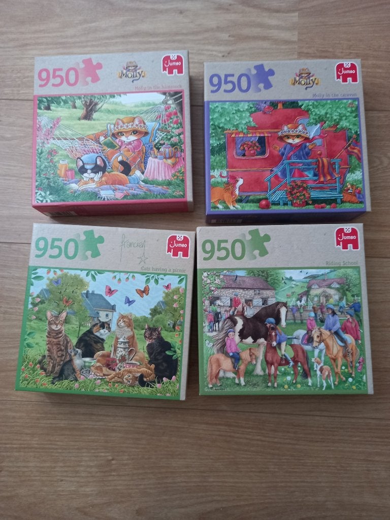 Legpuzzels, Ophalen, 500 t/m 1500 stukjes, Zo goed als nieuw, Legpuzzel