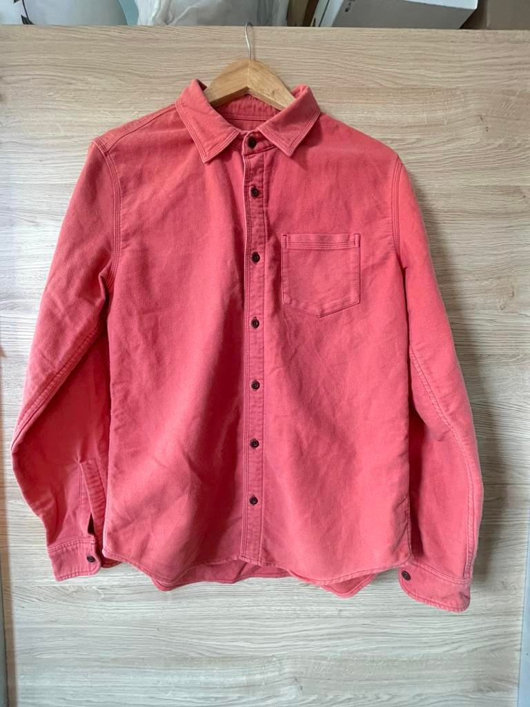 Outerknown overhemd shirt maat S, Ophalen of Verzenden, Zo goed als nieuw, Blauw