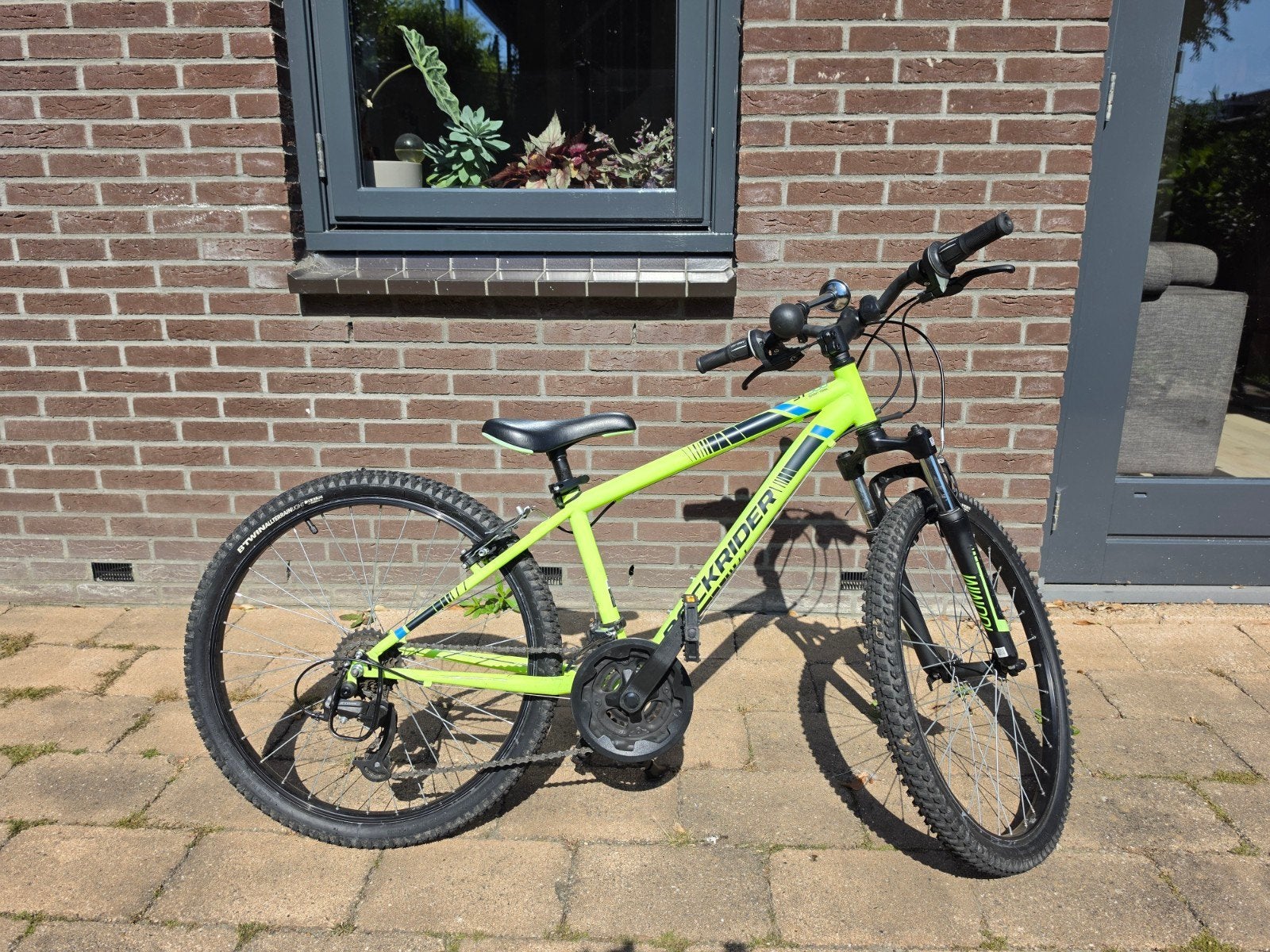 Rockrider ST 100 Mountainbike - Neon Groen (24 inch), Minder dan 45 cm, Ophalen, Overige merken