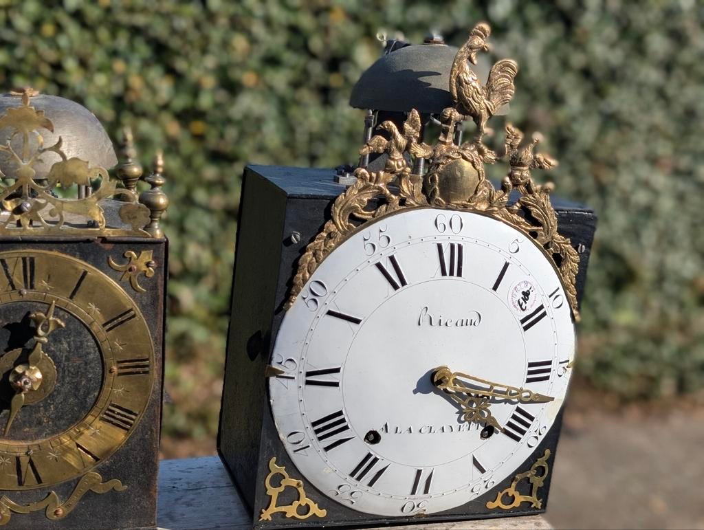 Antieke Franse haantjes klok €180, Antiek en Kunst, Antiek | Klokken, Ophalen