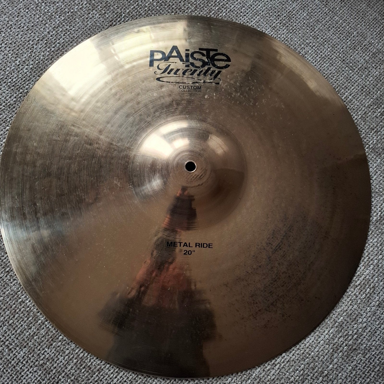 Paiste twenty custom 20 inch metal ride voor uw drumstel, Ophalen of Verzenden, Zo goed als nieuw, Drums of Percussie