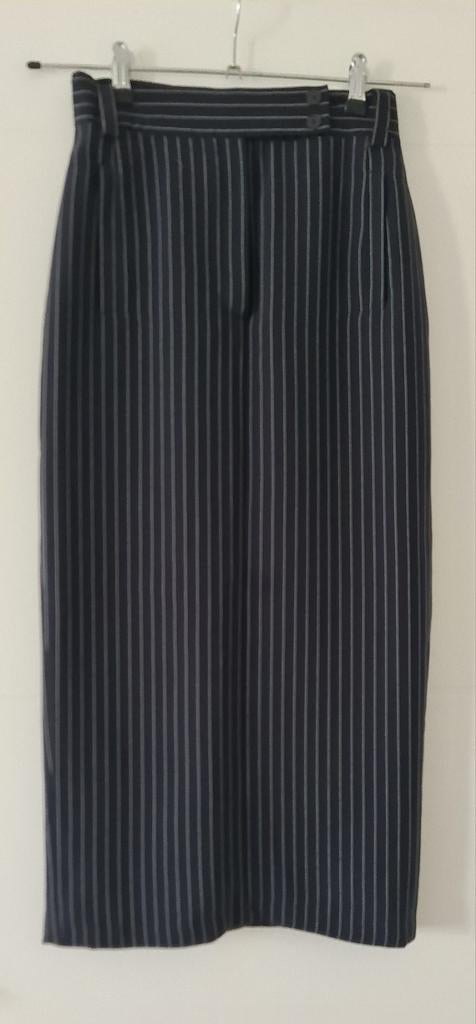 Vintage Mondi donkerblauw gestreept rok maat 36 nieuwstaat, Kleding | Dames, Blauw, Ophalen of Verzenden, Zo goed als nieuw, Maat 36 (S)