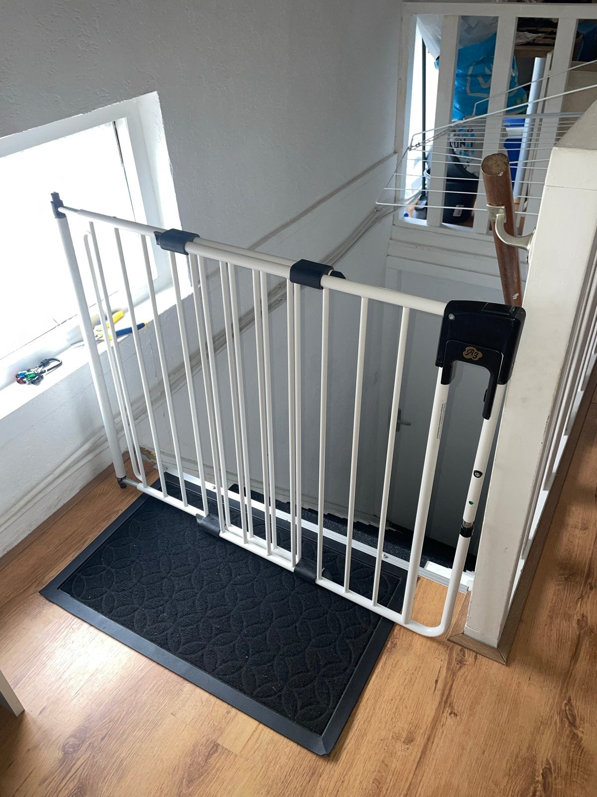 Traphekje Wit - Extra Hoog & Verstelbaar, Ophalen, Nieuw, 115 cm of meer, Metaal of IJzer