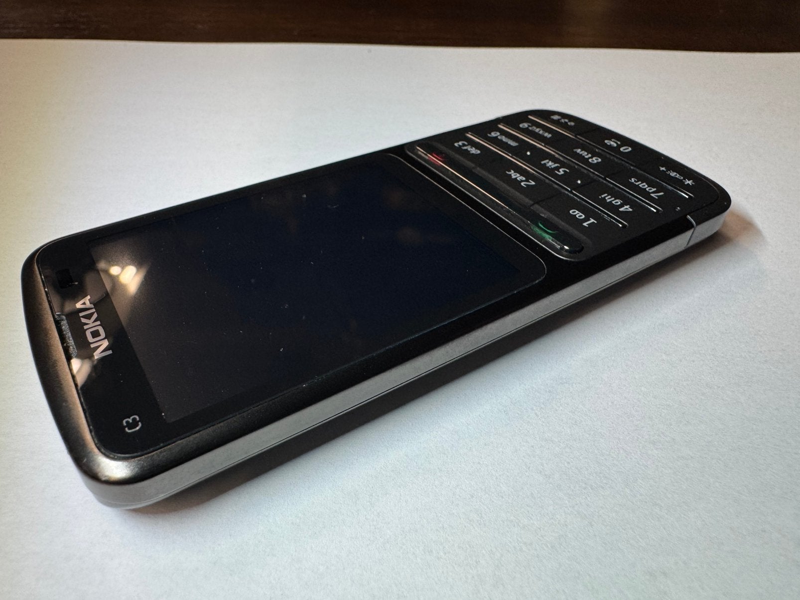 Mooie Nostalgische nokia c3-01 Touch and Type Mob.Telefoon, Overige kleuren, NOKIA, Touchscreen, 3 tot 6 megapixel