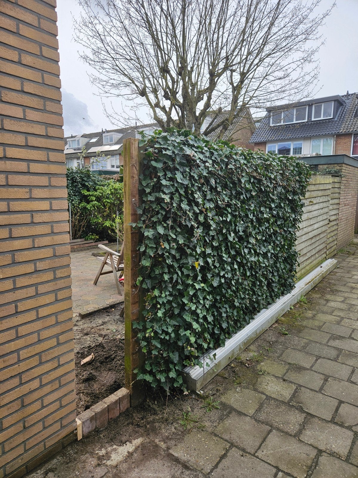 Zonnescherm handmatig, Tuin en Terras, Zonneschermen, 150 tot 300 cm, Ophalen, Gebruikt, Knikarmscherm