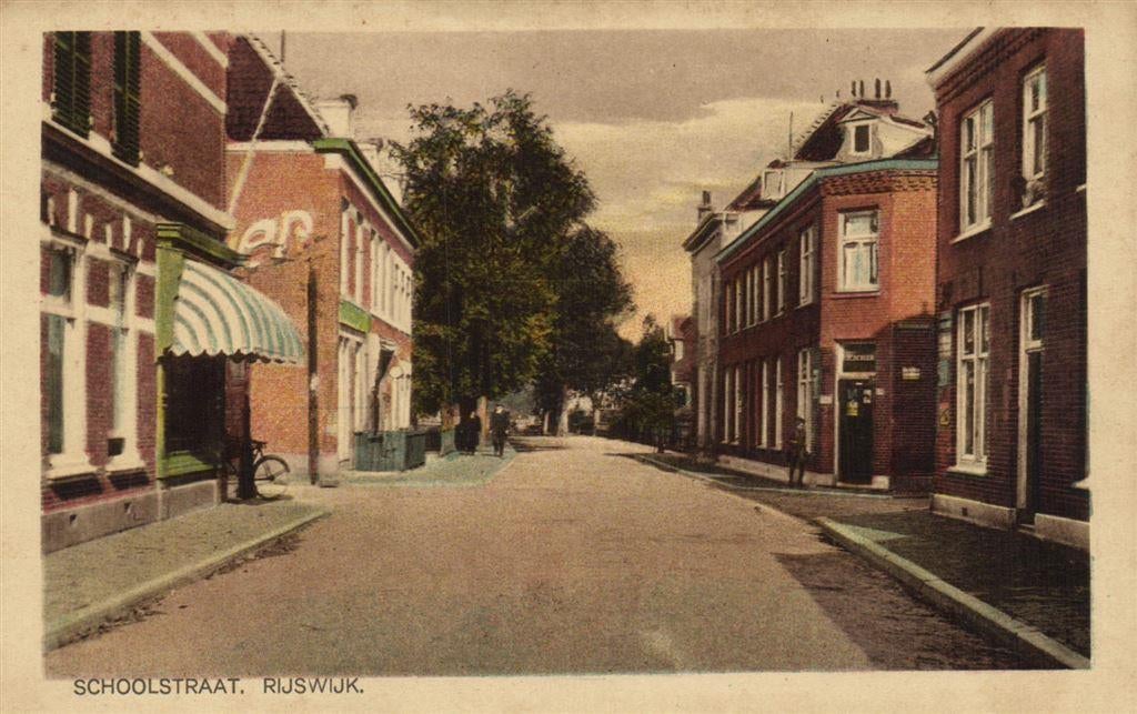 Schoolstraat. Rijswijk. - ongelopen, Ophalen of Verzenden, Voor 1920, Ongelopen, Zuid-Holland