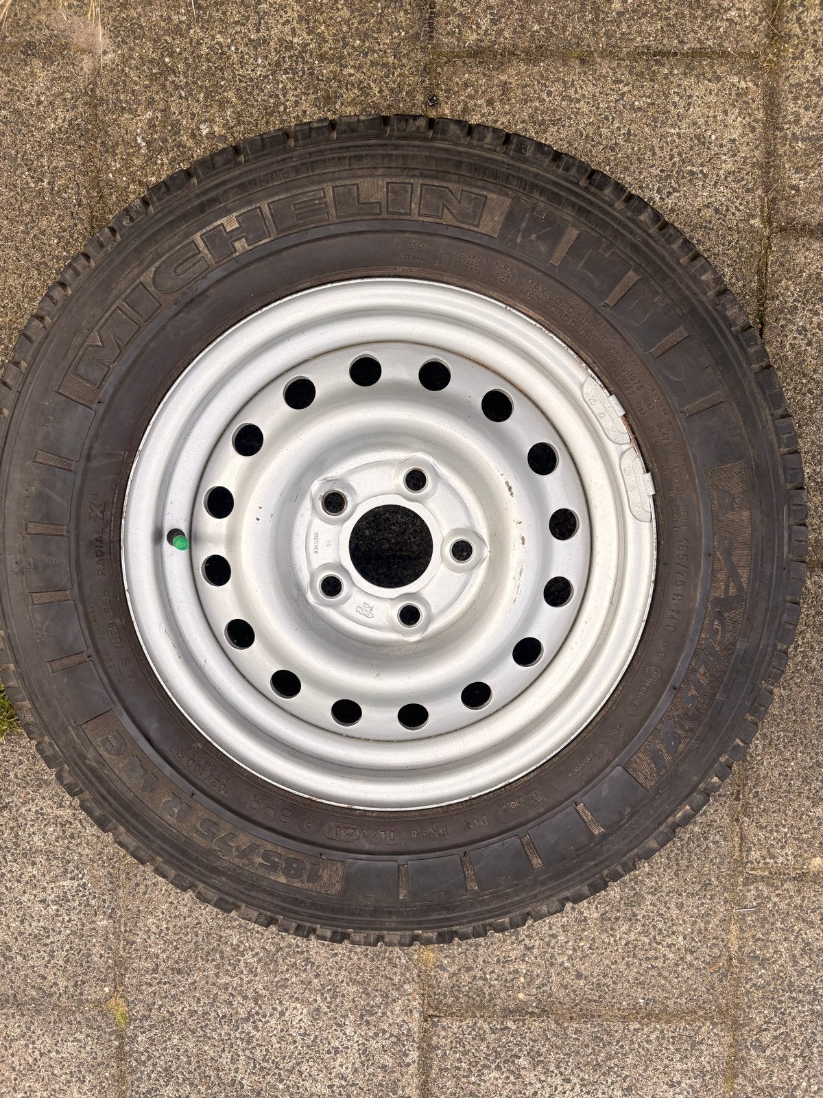 Reservewiel Fendt Bianco - Michelin 185/75 R14, Caravans en Kamperen, Ophalen of Verzenden, Gebruikt
