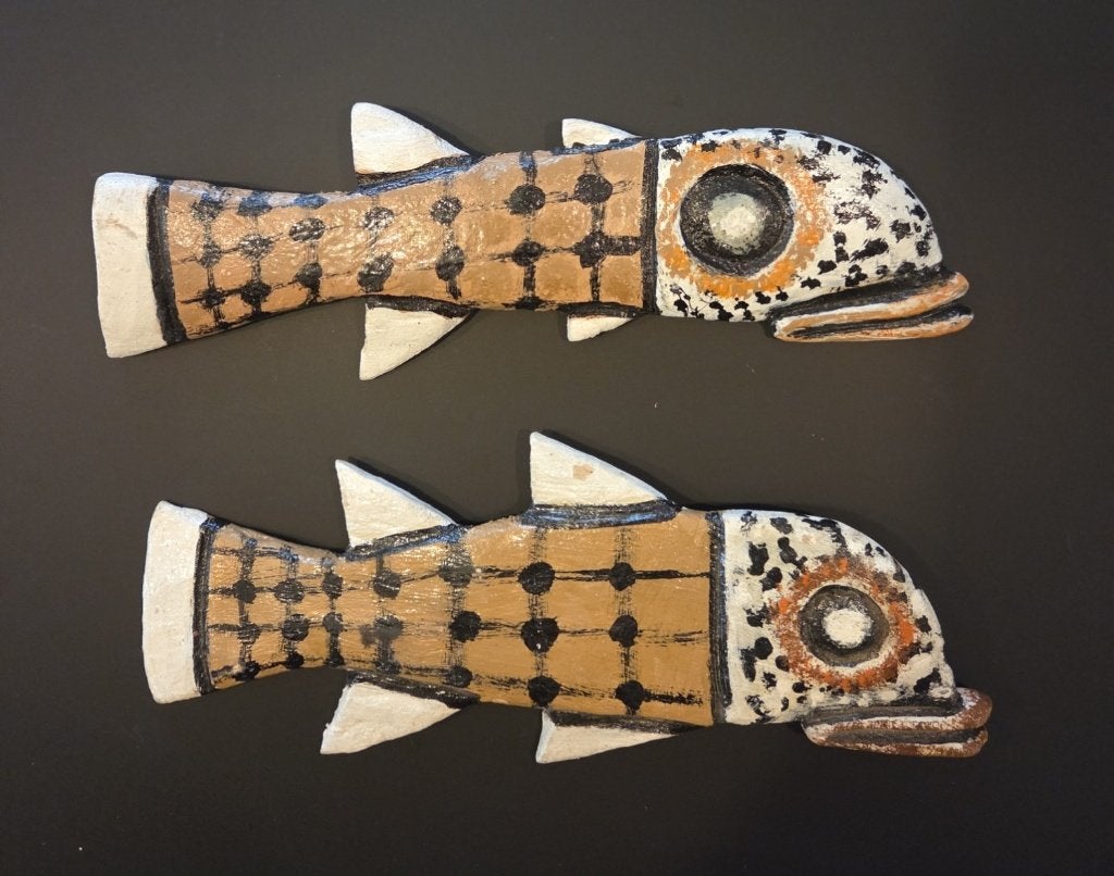 HOUTEN VIS - STREET ART - FAIRTRADE HANDGEMAAKT 9,50 & 19,50, Ophalen of Verzenden, Nieuw