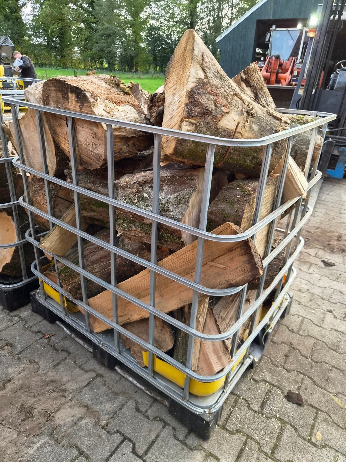 Brandhout: Eik, Beuk, Es, Tuin en Terras, Minder dan 3 m³, Ophalen of Verzenden, Eikenhout, Blokken