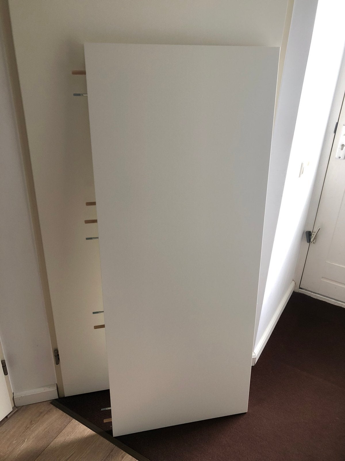 Hemnes bed hoofdbord, Huis en Inrichting, Slaapkamer | Bedden, Ophalen, Wit, Tweepersoons, Zo goed als nieuw