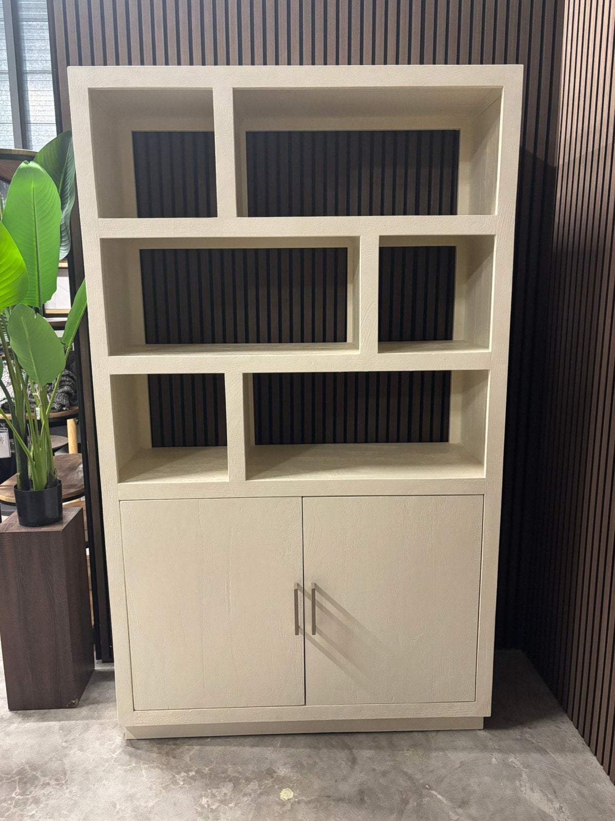 Wandkast jaxx Mangohout 120 cm, wit van livingfurn, Ophalen, 100 tot 150 cm, Onbekend, Nieuw