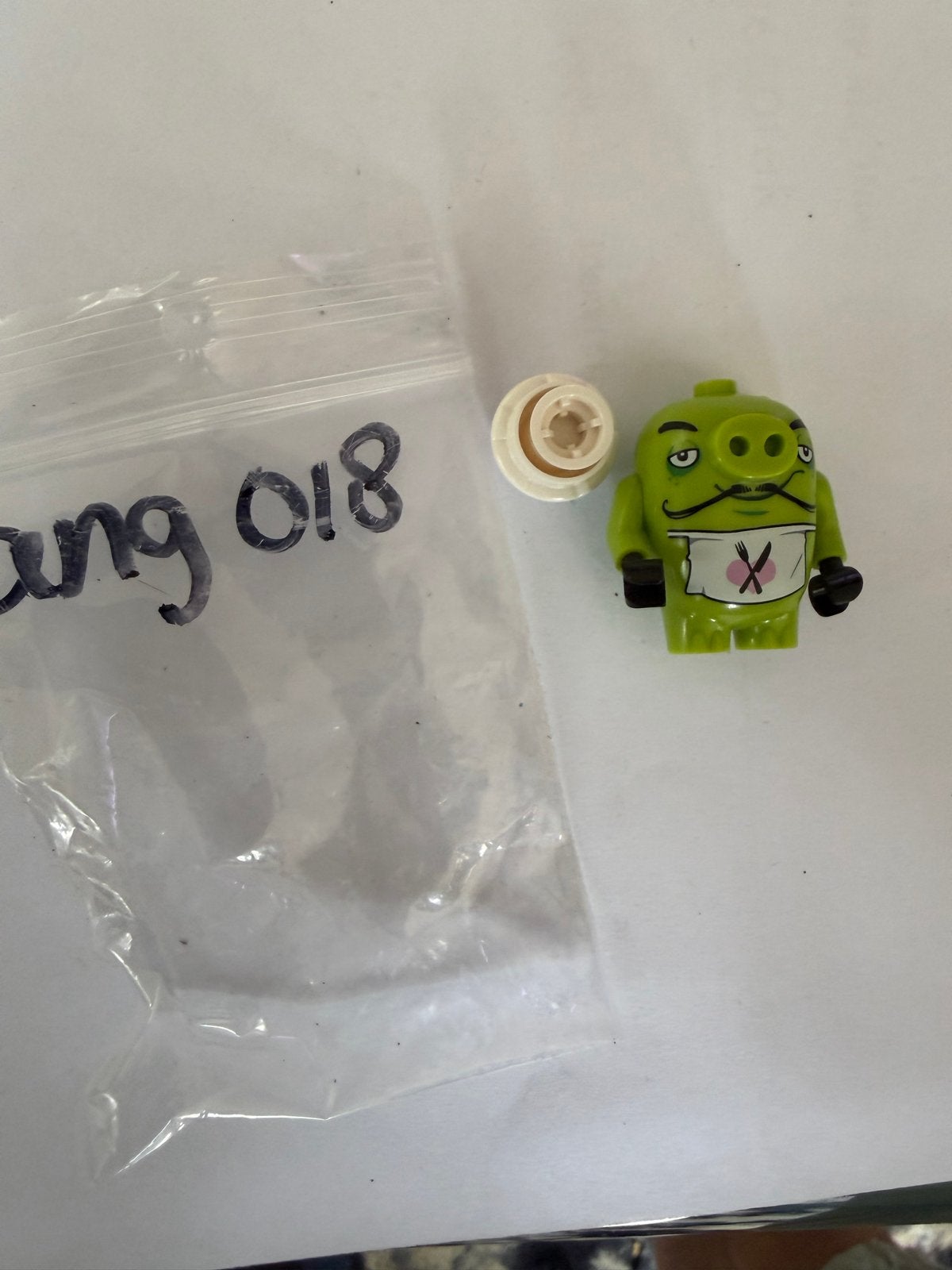 LEGO Angry Birds Chef Pig Minifiguur (ang018), Ophalen of Verzenden, Gebruikt, Lego