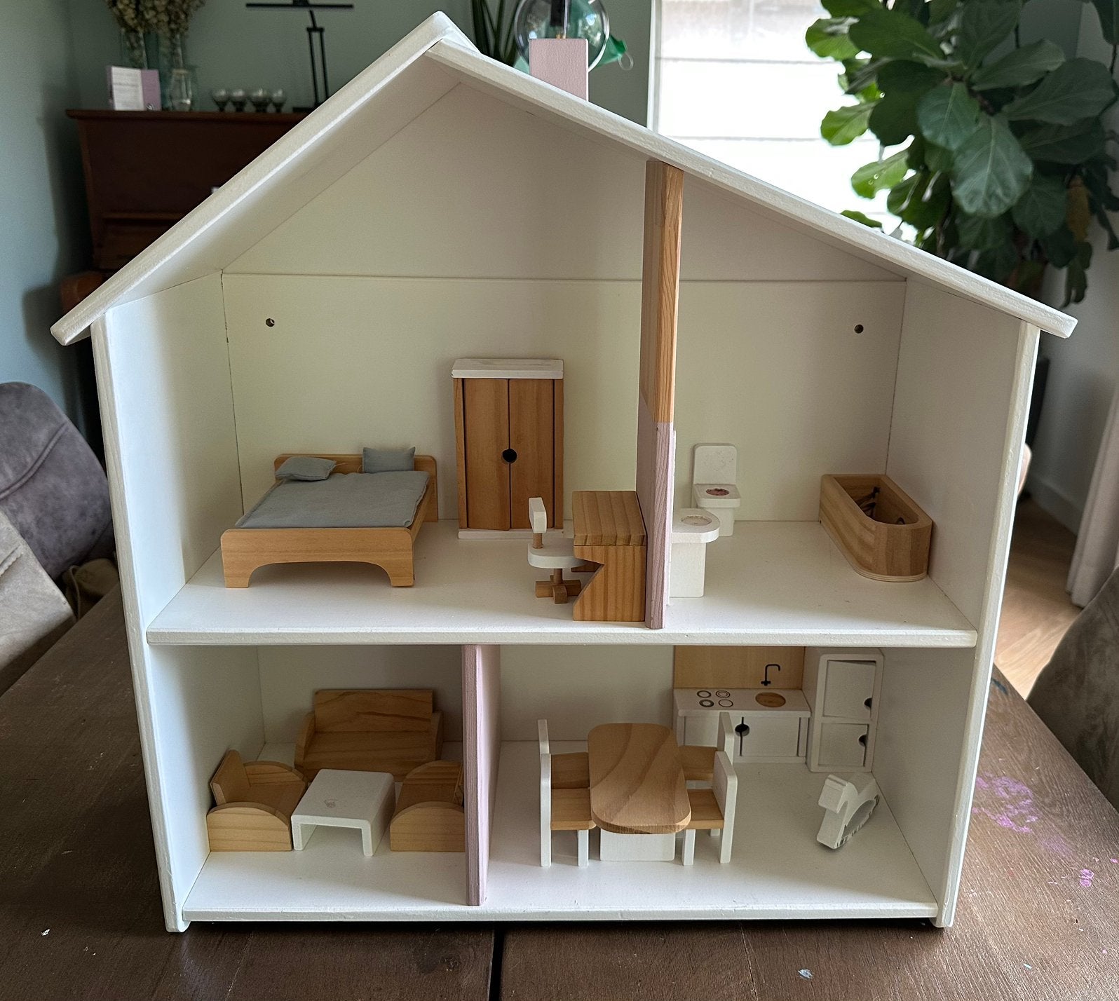Poppenhuis Ikea, Kinderen en Baby's, Ophalen, Zo goed als nieuw, Poppenhuis