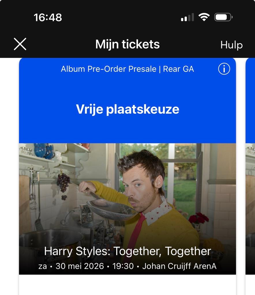 Harry styles staanplaatsen 30-05, Tickets en Kaartjes, Drie personen of meer