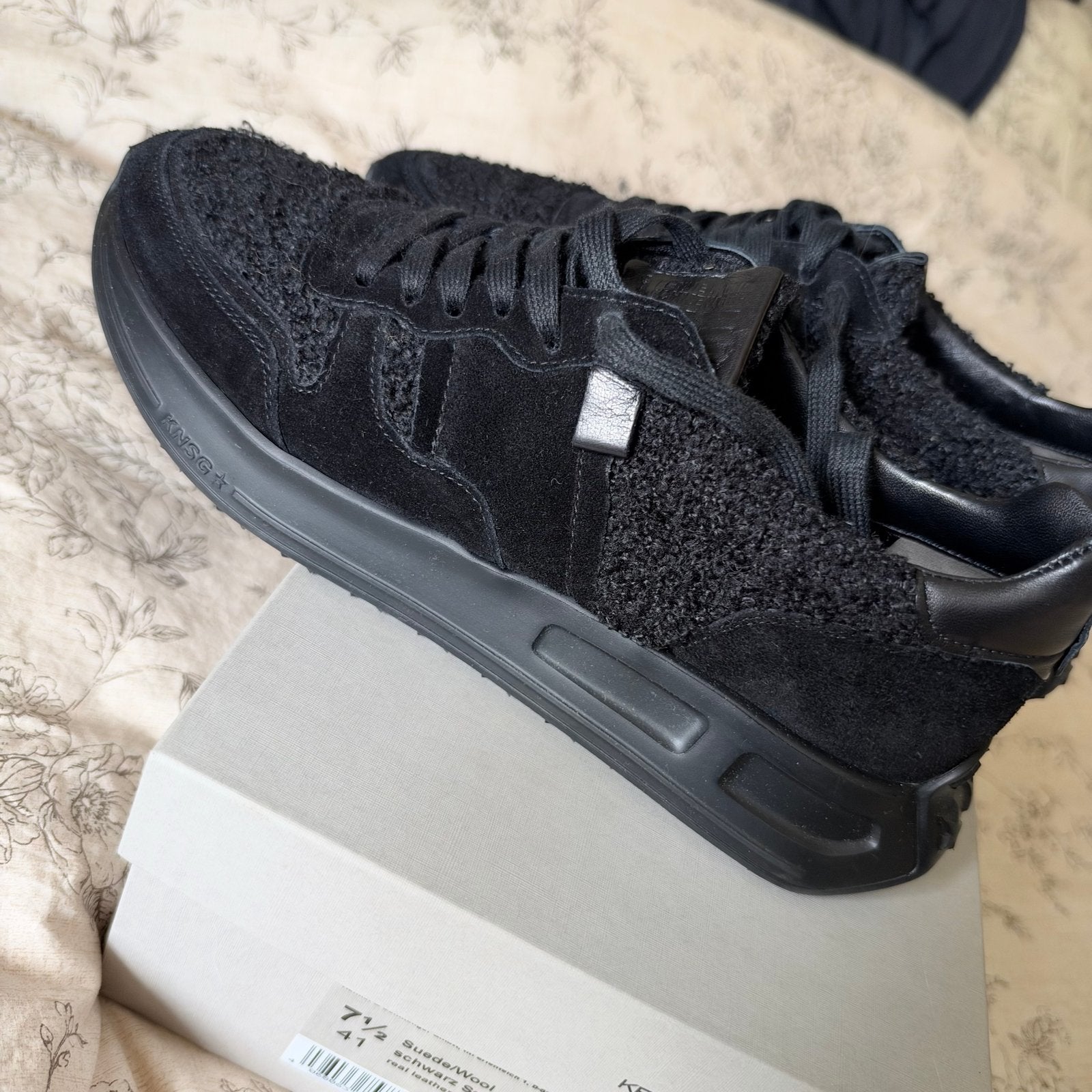 Kennel & Schmenger sneakers zwart suède/wol maat 41, Zwart, Nieuw, Ophalen of Verzenden, Sneakers of Gympen