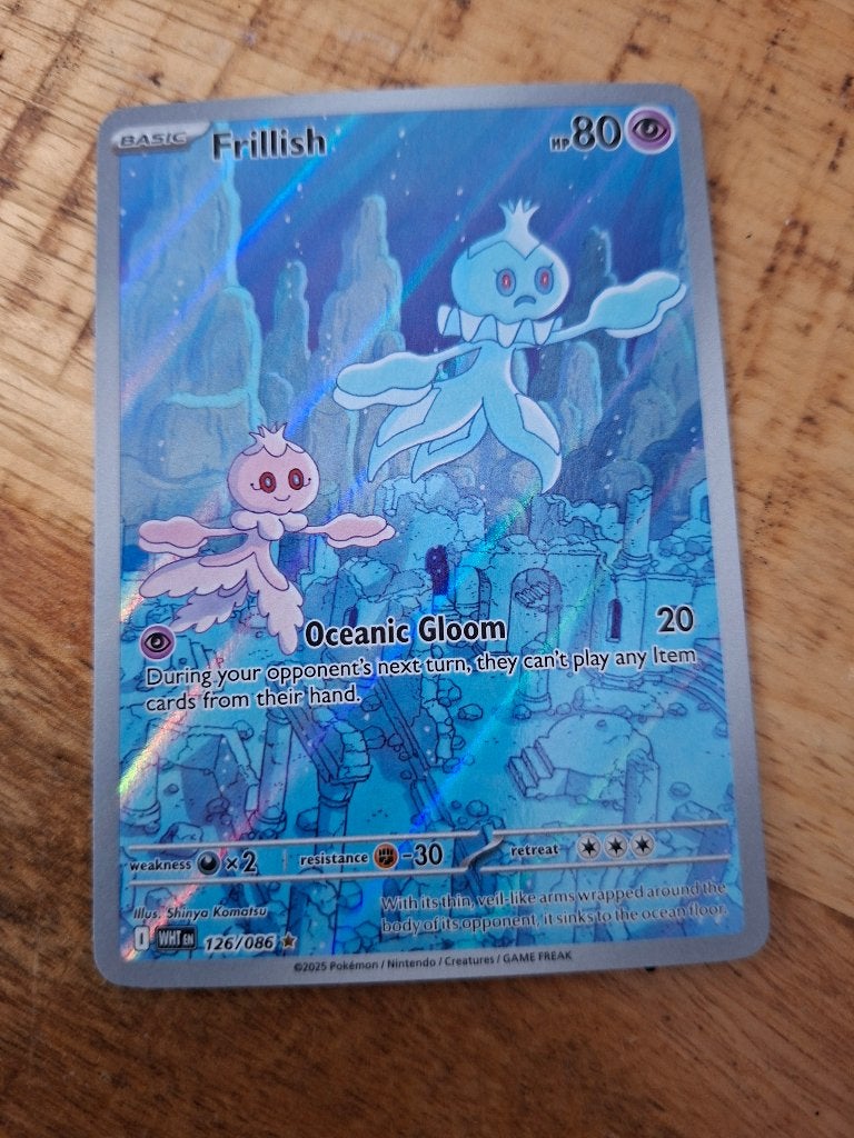 Frillish 126, Ophalen of Verzenden, Zo goed als nieuw, Losse kaart, Foil