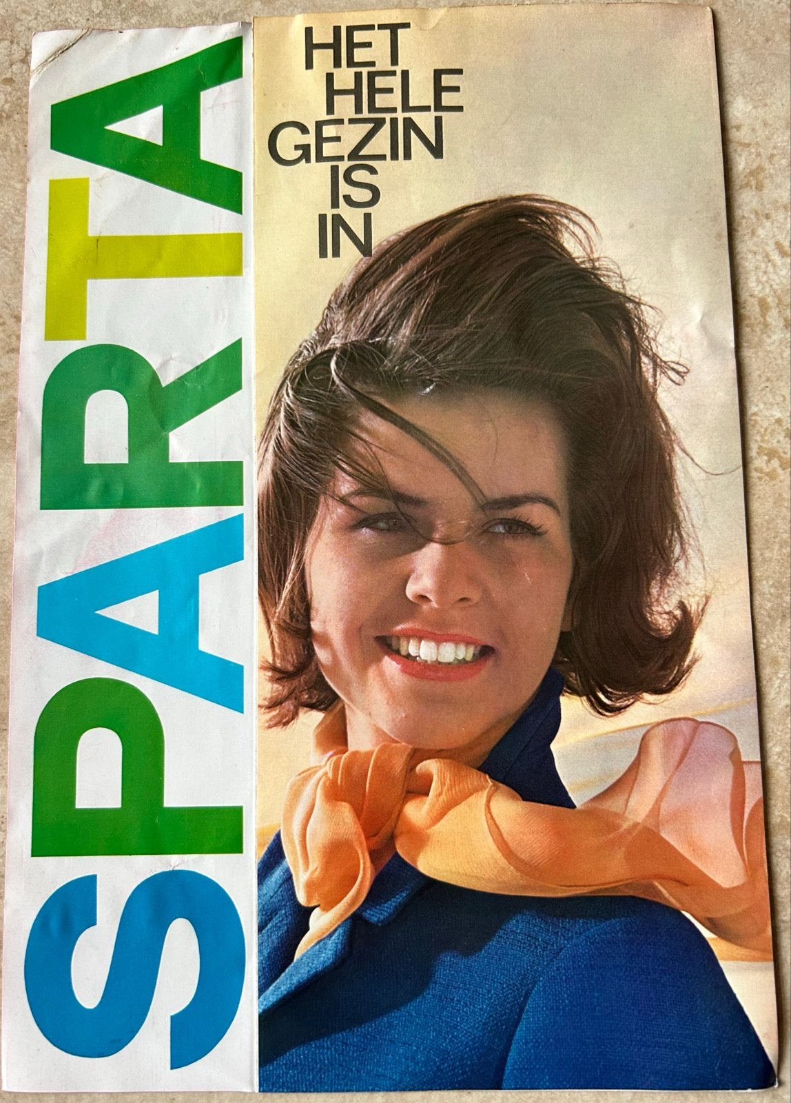 Sparta vouwfolder bromfietsen begin jaren '60, Ophalen of Verzenden, Gelezen, Algemeen