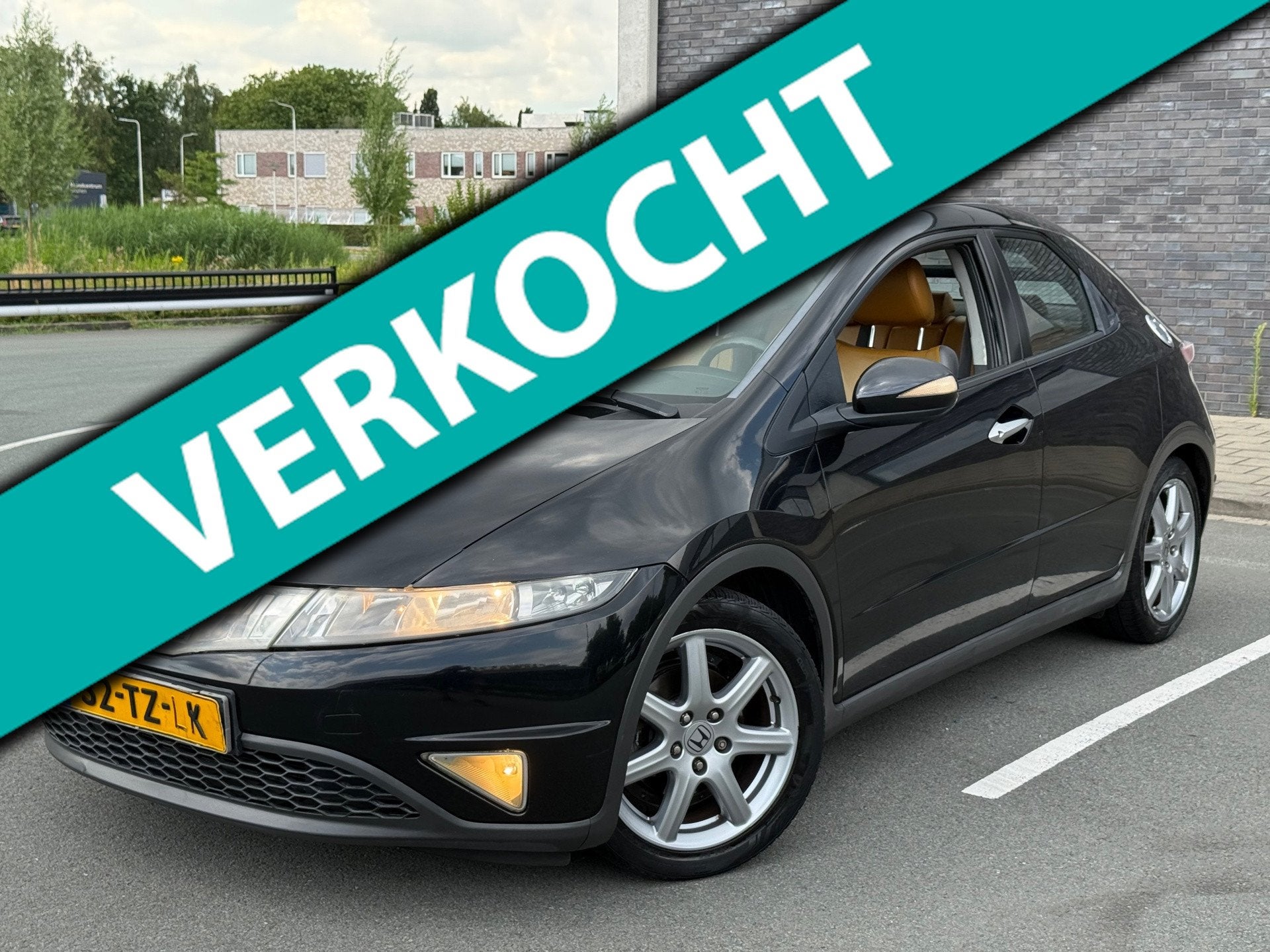Honda Civic 1.8 Sport | Leder | Recent Onderhoud | Sportief, Auto's, Voorwielaandrijving, 15 km/l, Gebruikt, 4 cilinders
