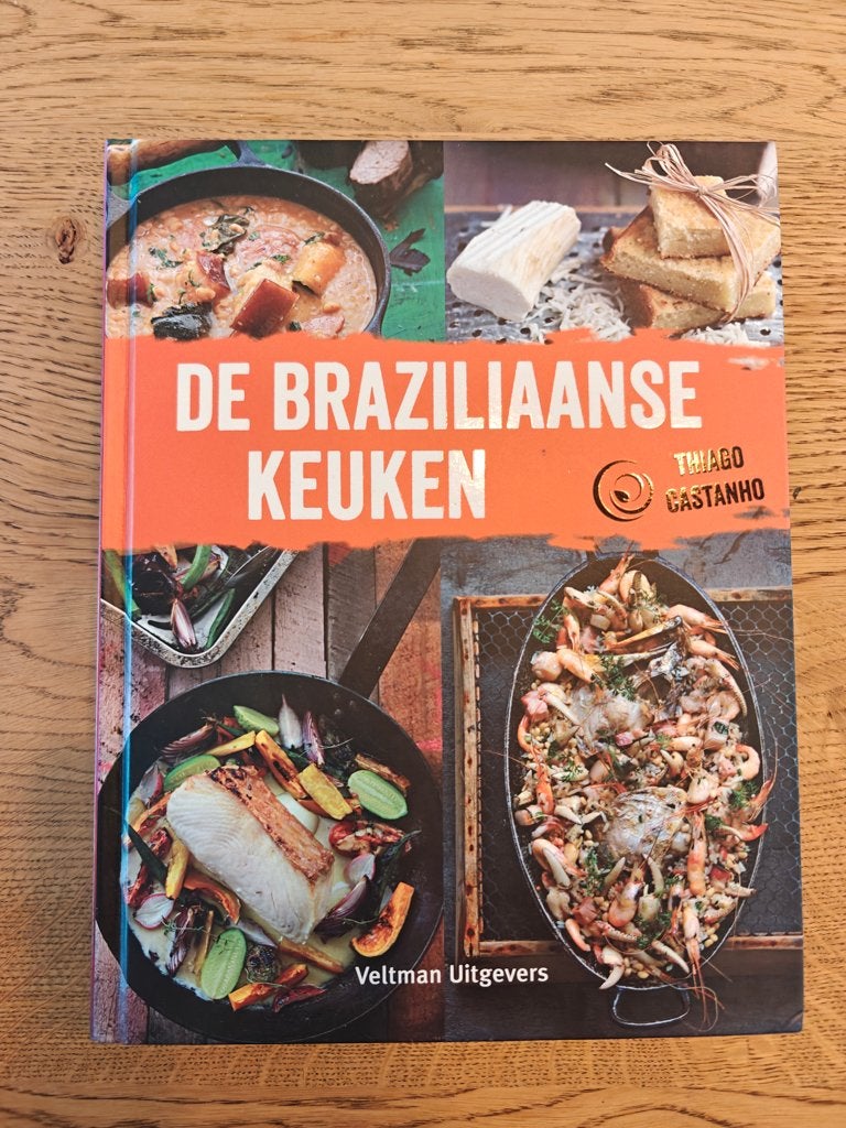 De Braziliaanse Keuken, Boeken, Kookboeken, Zuid-Amerika, Thiago Castanho, Zo goed als nieuw, Tapas, Hapjes en Dim Sum