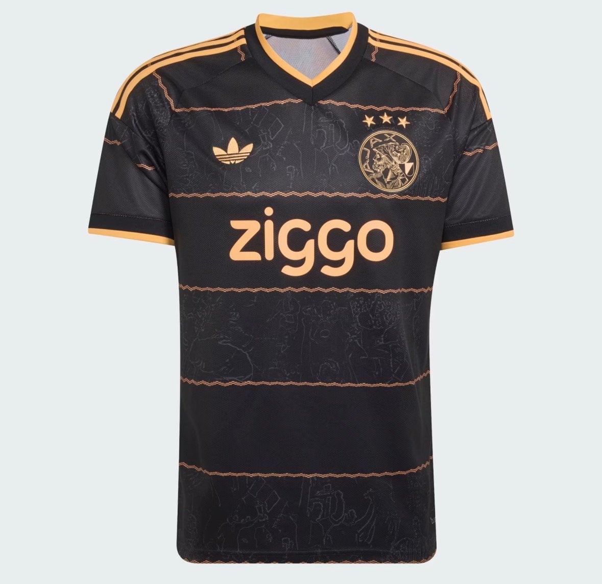 Ajax uittenue 26/27 (Maat en bedrukking naar keuze), Maat XL, Ophalen of Verzenden, Zo goed als nieuw, Shirt