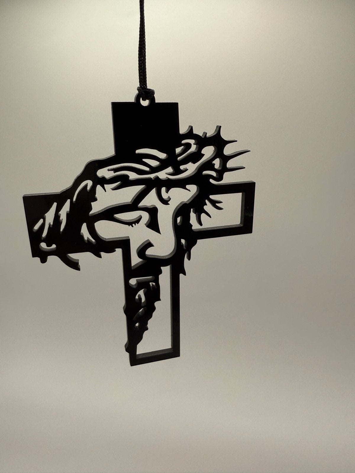 Handgemaakt Jezus Christus Kruis Ornament, Ophalen of Verzenden