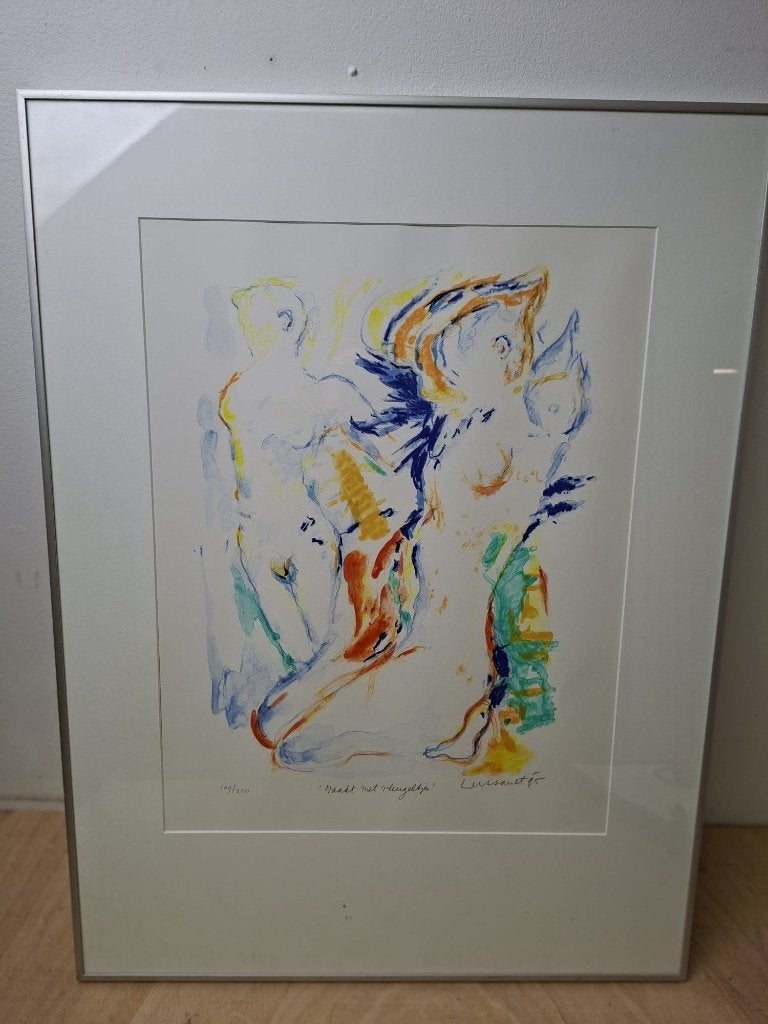 Lithografie “Naakt met vleugeltjes” – Paul de Lussanet, Ophalen
