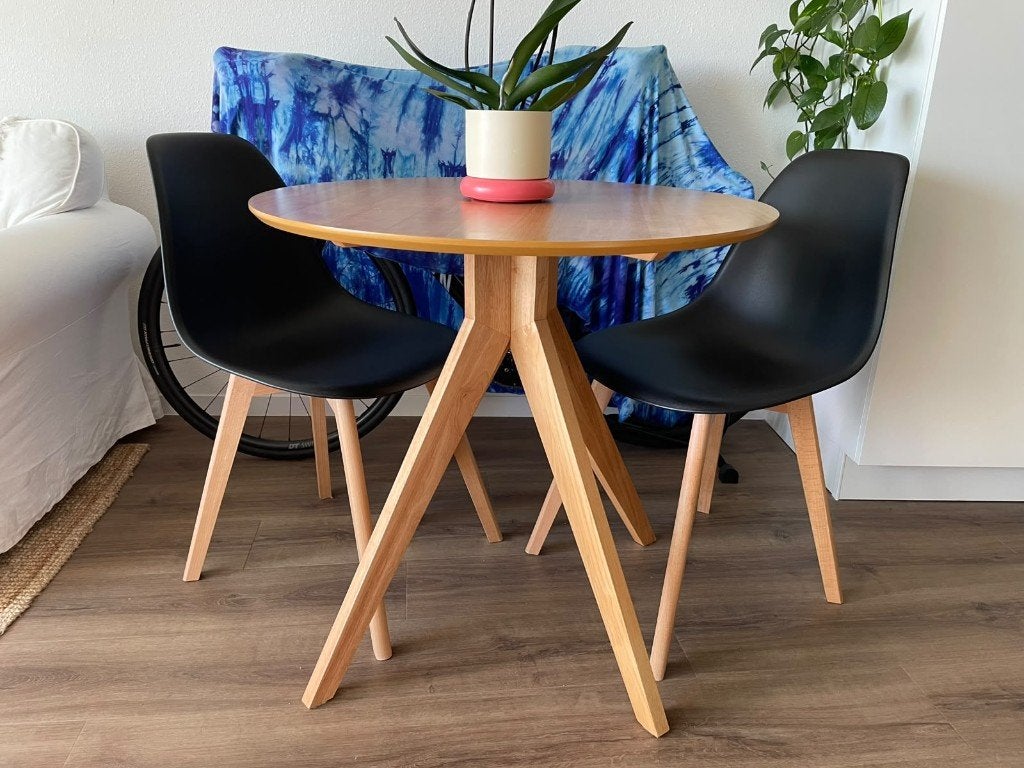 Dinner table and Chairs, Ophalen, 50 tot 100 cm, Vierkant, Tot twee personen