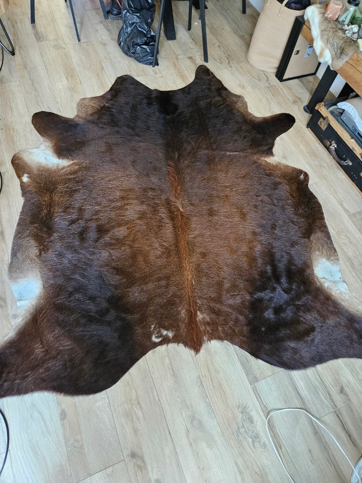 Koeienhuid vloerkleed 200220, Ophalen, 200 cm of meer, Zo goed als nieuw, 200 cm of meer