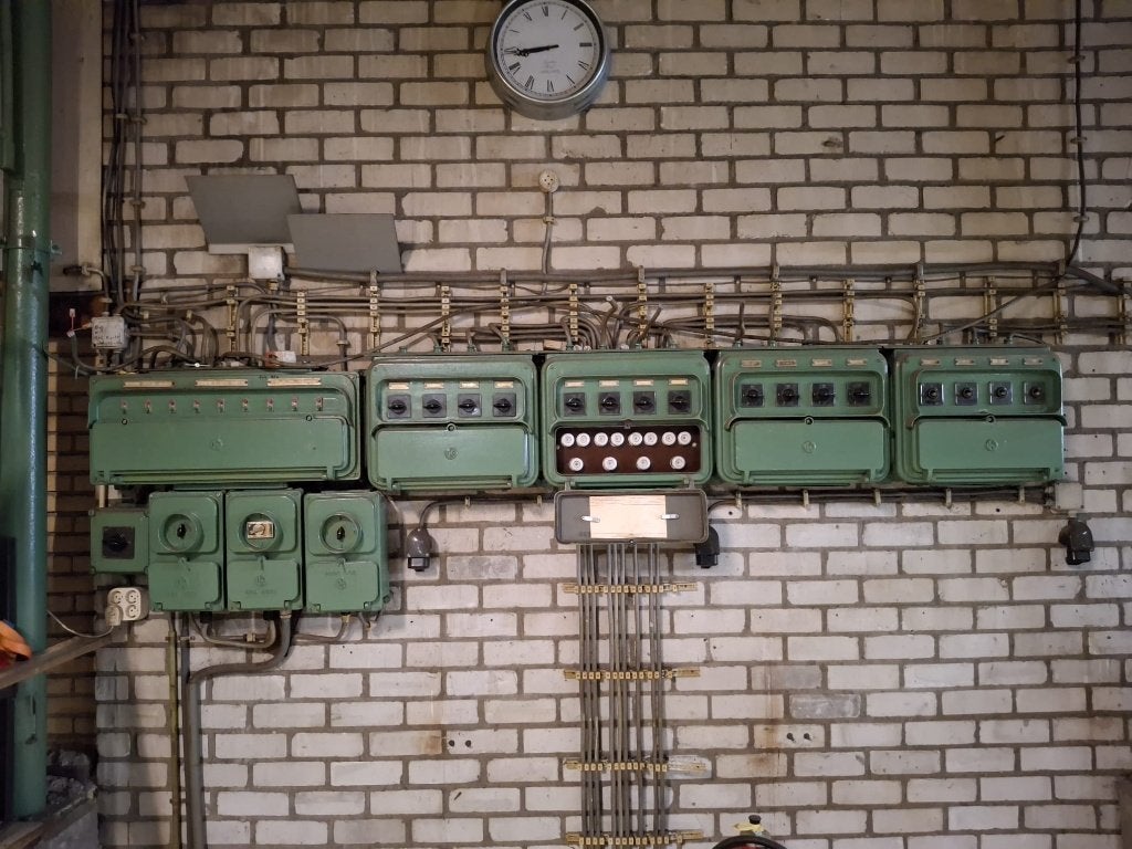 Vintage schakelmateriaal/meterkast/verdeler Odink&Koenderink, Ophalen, Gebruikt, Overige merken, Groepenkast