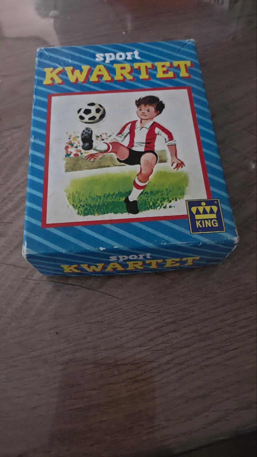 Vintage King Sport Kwartet (1988) – Nederlandse Spellenfabri, Verzamelen, Ophalen of Verzenden, Gebruikt, Kwartet(ten)
