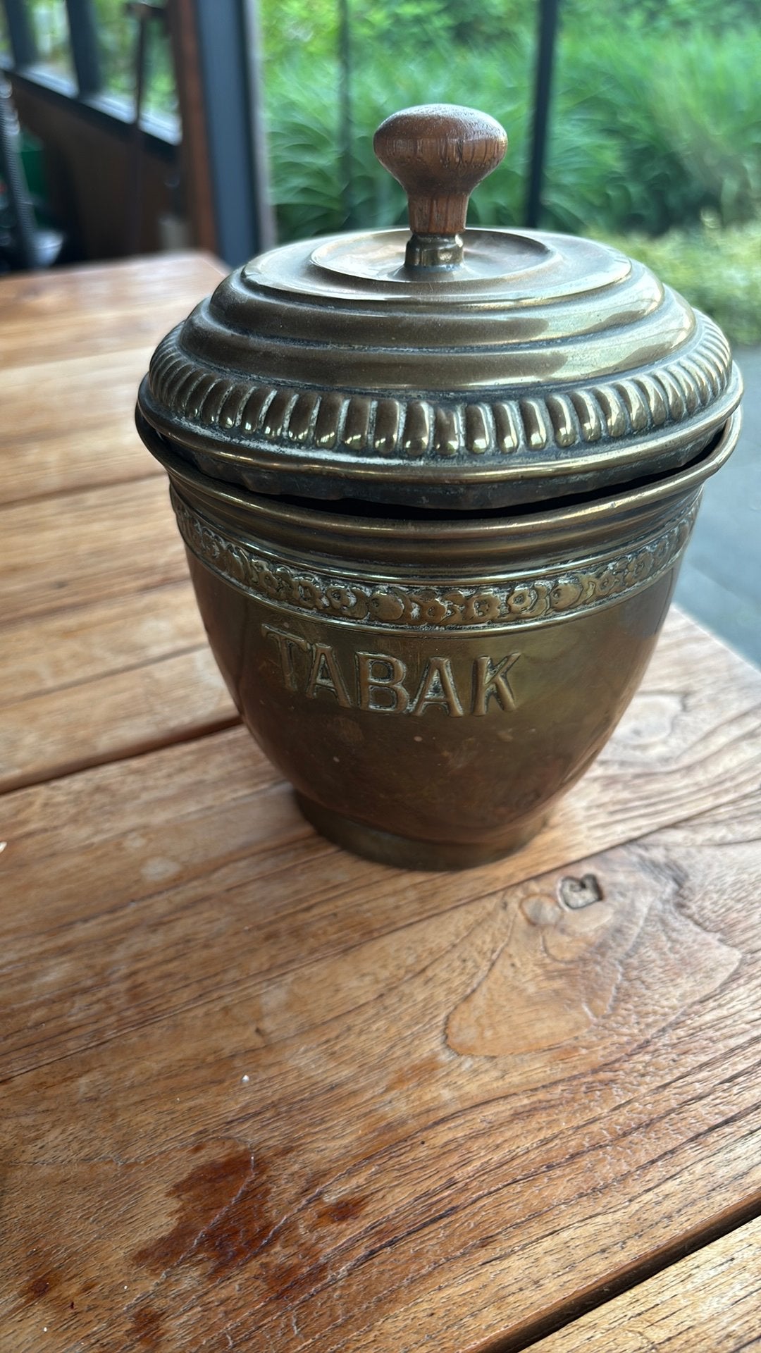 Oude tabaks pot, Ophalen of Verzenden