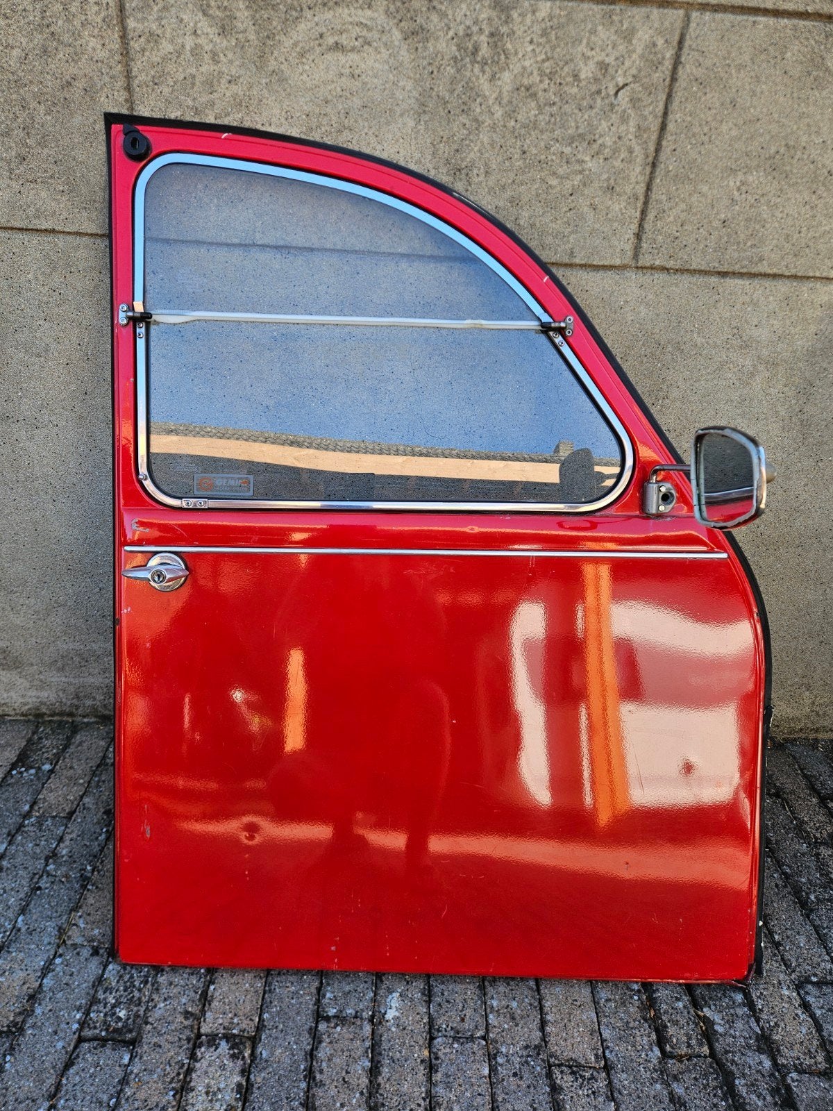 Rechter portier Citroën 2cv met deurpaneel en ramen, Auto-onderdelen, Ophalen, Gebruikt, Citroën, Deur