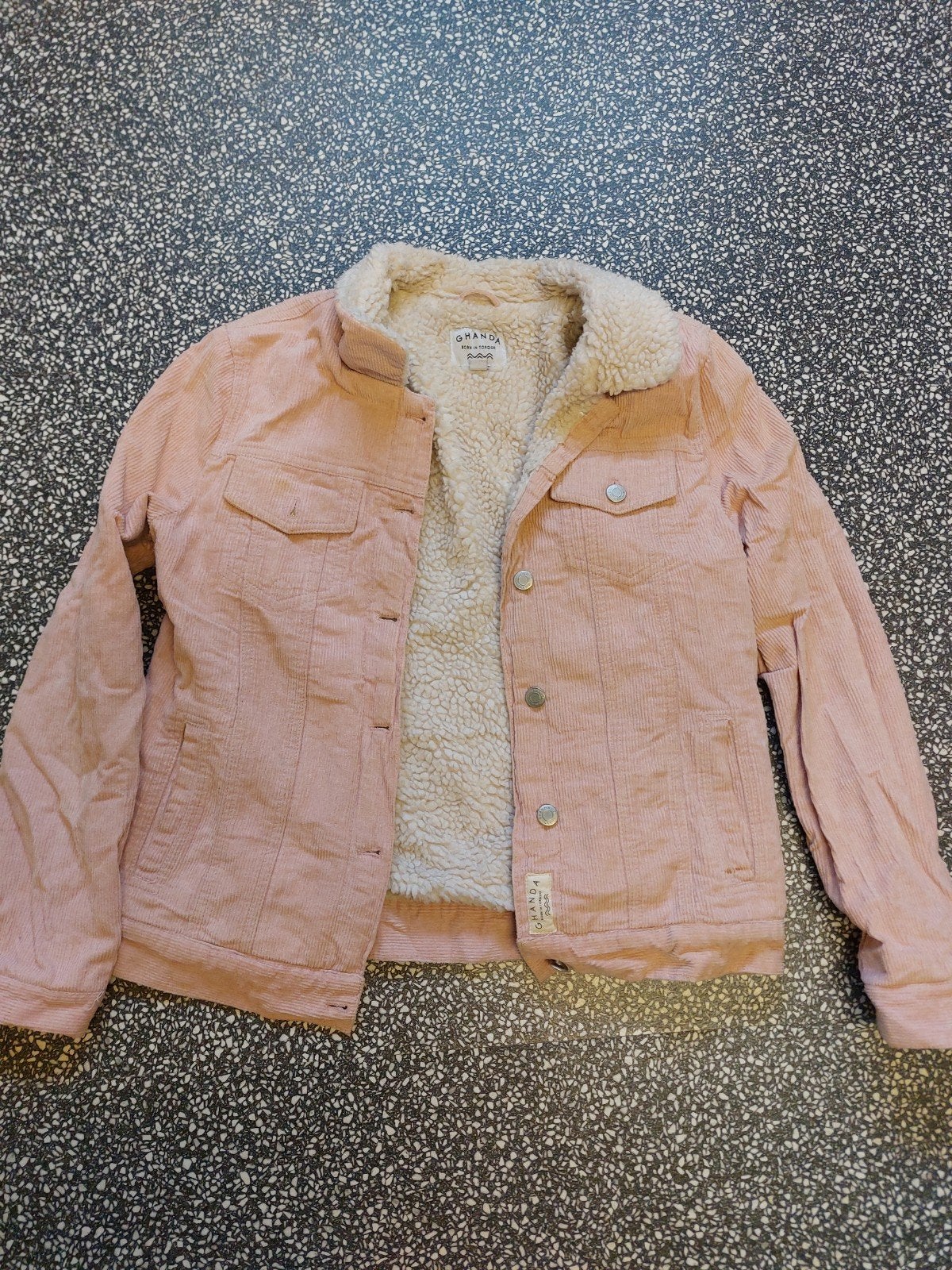 roze vest met voering, Ophalen of Verzenden, Gedragen, Roze, Jasje
