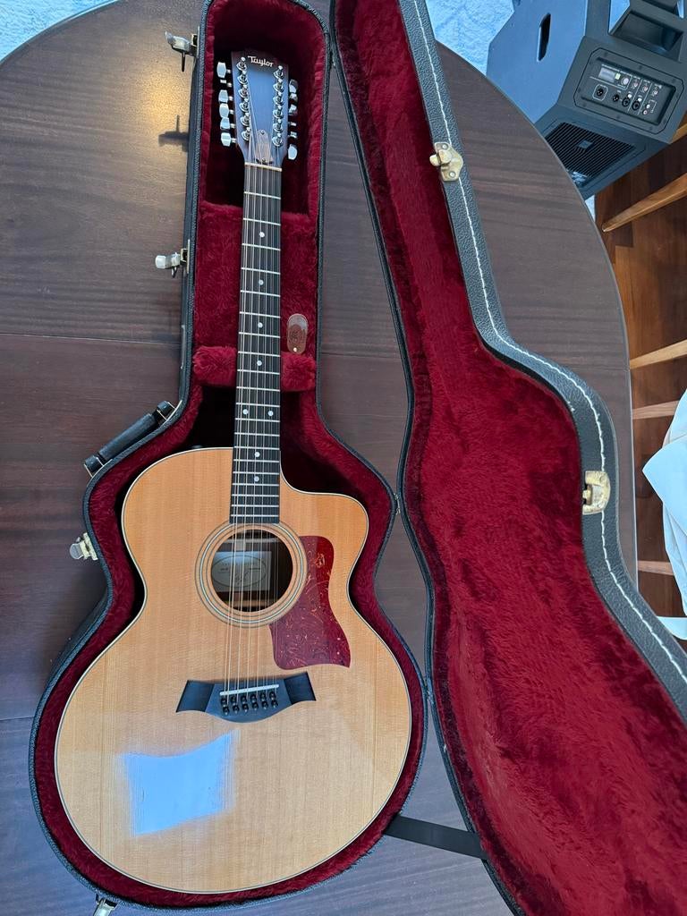Taylor 455ce 12-string Jumbo (2005) incl. koffer, Muziek en Instrumenten, Ophalen, Gebruikt, Western- of Steelstringgitaar, 12-snarig