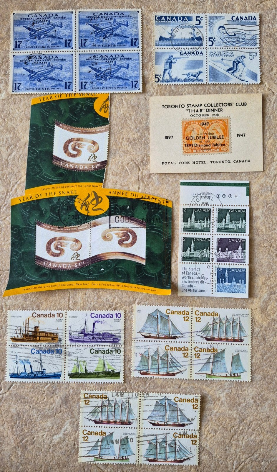 postzegels Canada, Postzegels en Munten, Ophalen of Verzenden, Buitenland
