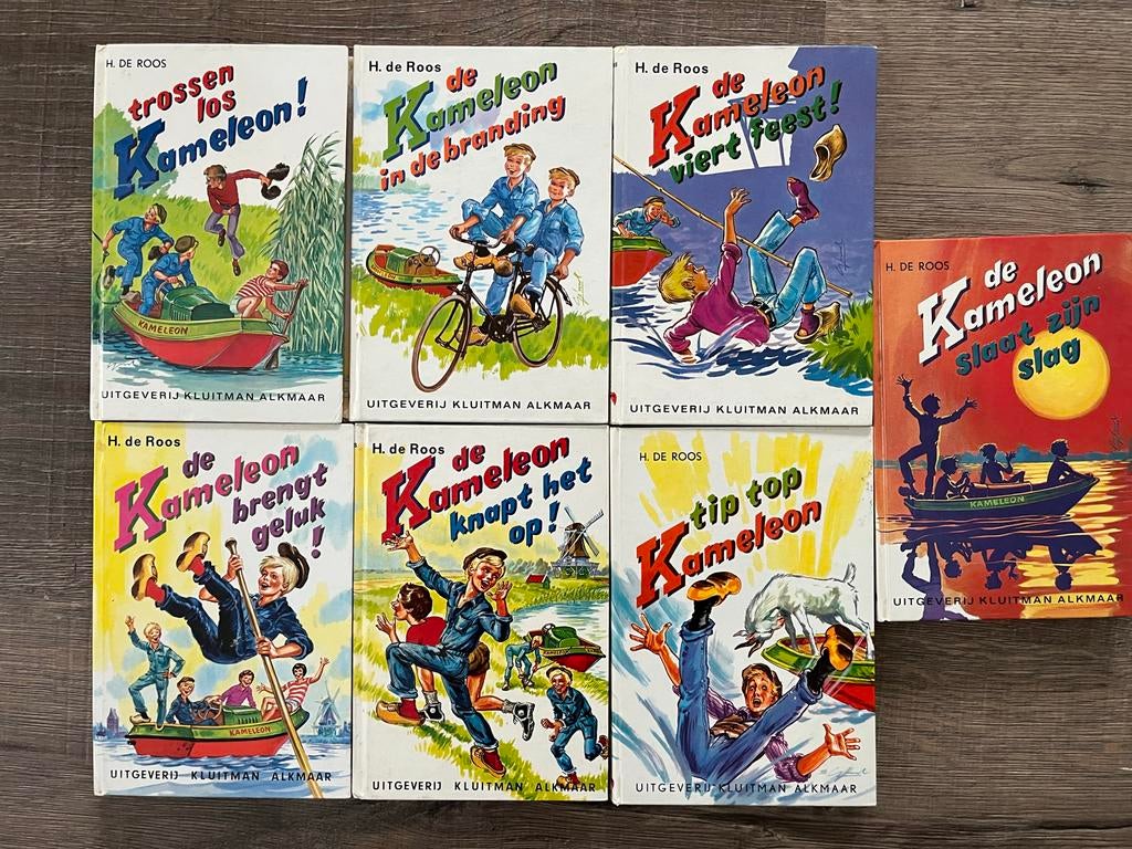 De Kameleon Boekenreeks - H. de Roos (7 delen), Boeken, Ophalen of Verzenden, Gelezen, Fictie algemeen