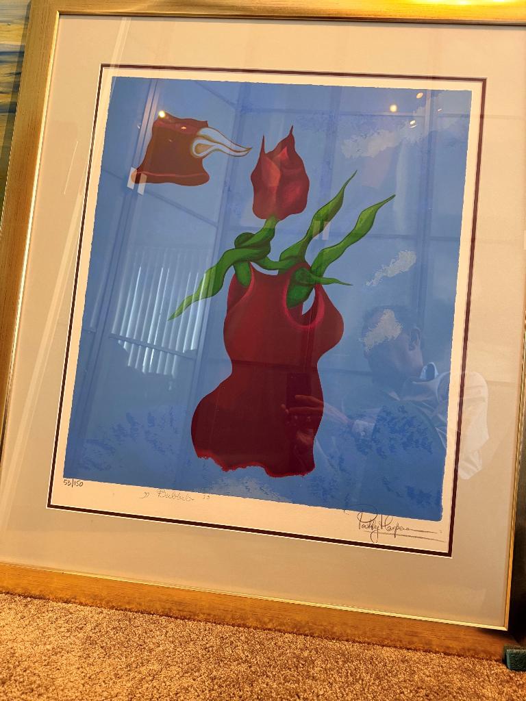 schilderij Patty Harpenau in luxe lijst, Antiek en Kunst, Ophalen