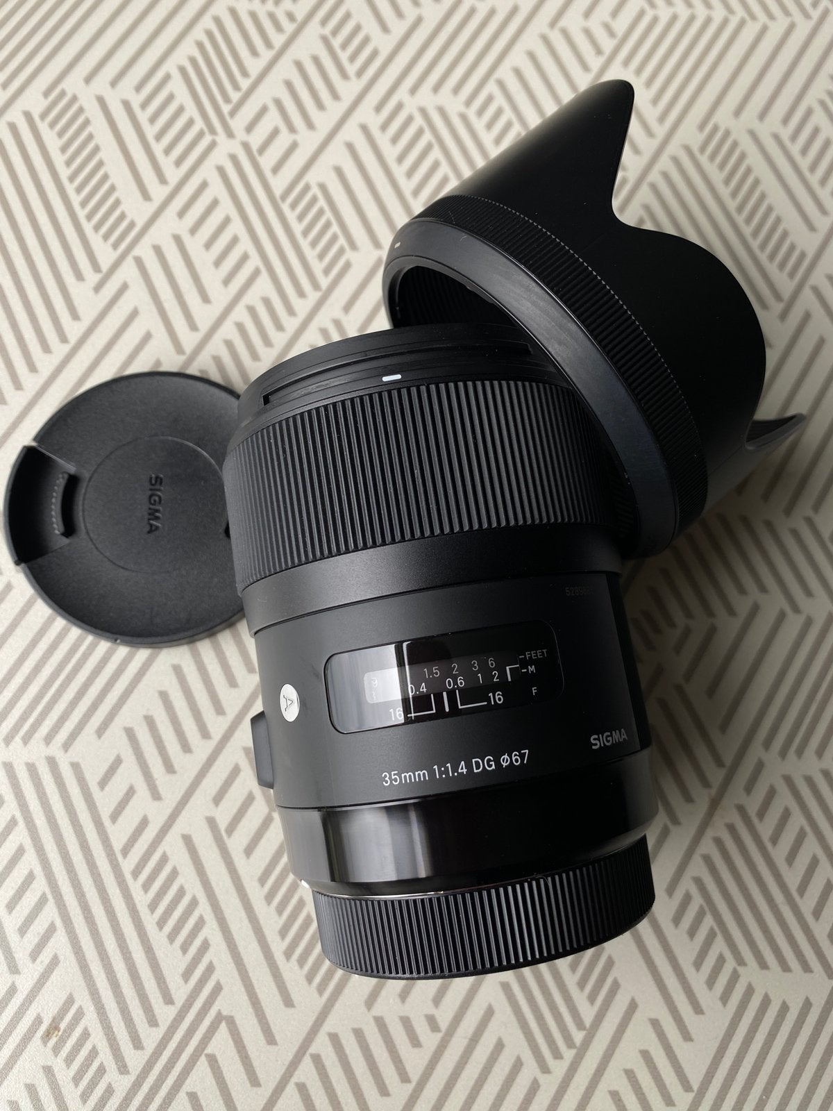 Sigma Art 35mm 1.4 DG lens for Canon EOS 6D 5D 850D etc, Ophalen of Verzenden, Zo goed als nieuw, Standaardlens