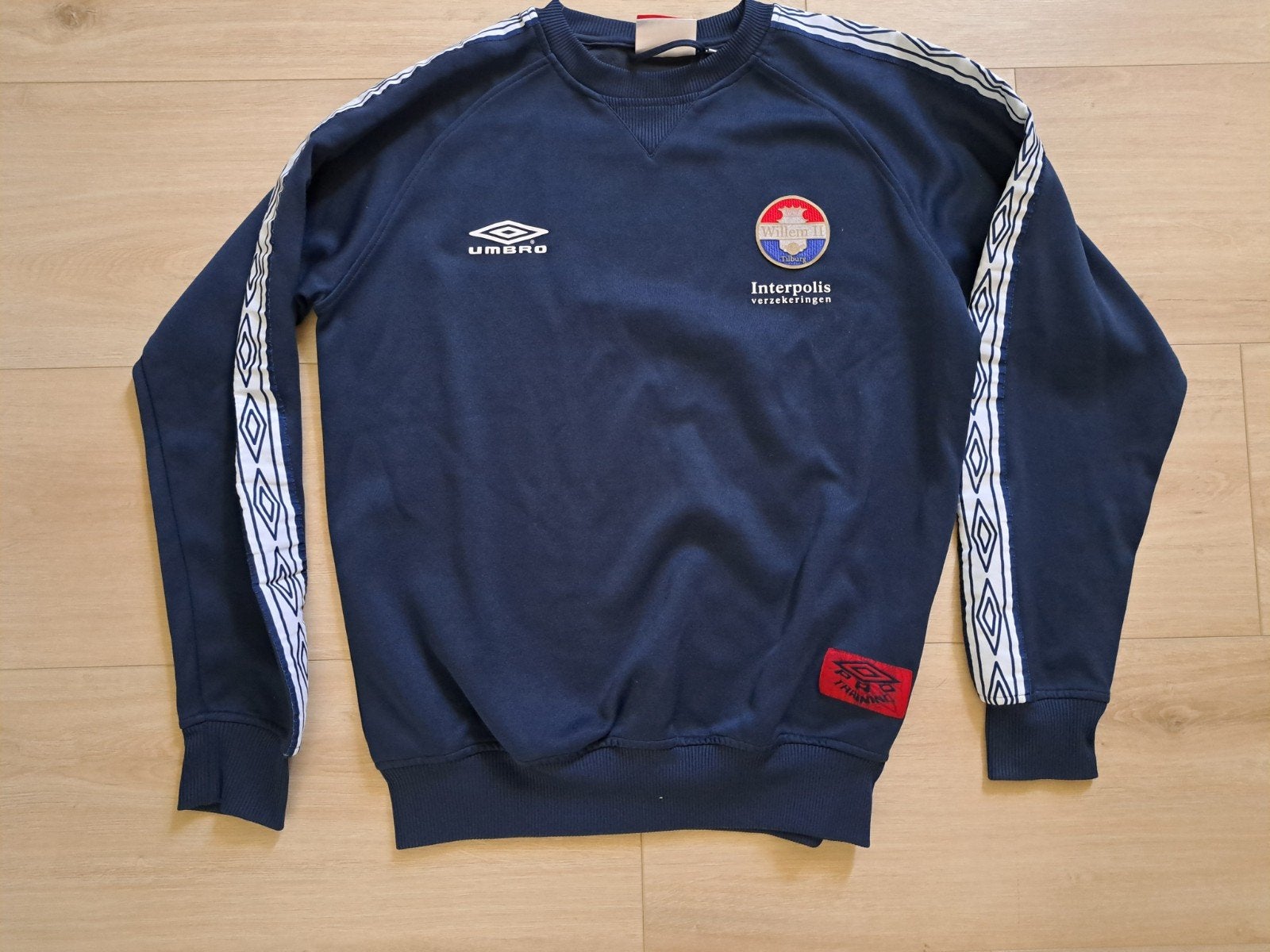 Umbro Training Sweater Willem II Maat L 1997-98, Verzenden, Zo goed als nieuw