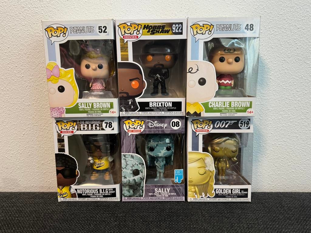 Funko Pop set collectibles Funkos Pops figure verzamelen set, Verzamelen, Poppetjes en Figuurtjes, Ophalen of Verzenden, Zo goed als nieuw
