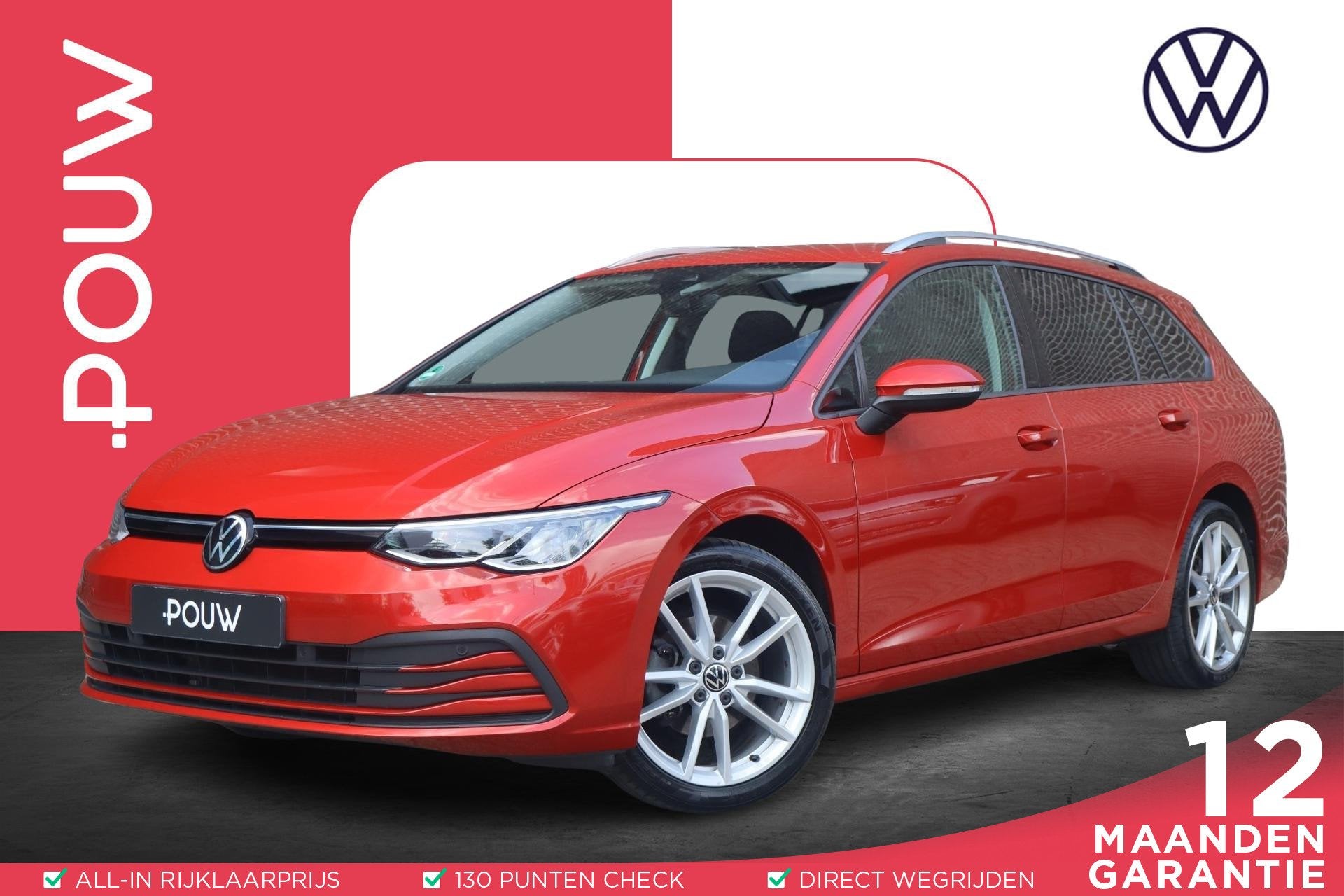 Volkswagen Golf Variant 1.0 eTSI 110pk DSG Life | Navigatie, Auto's, 12 maanden, Gebruikt, Origineel Nederlands, 19 km/l