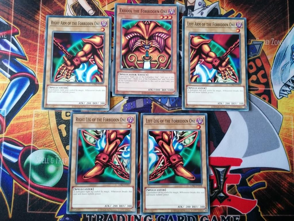 Complete Exodia the Forbidden One Set - LDK2 - Yu-Gi-Oh, Ophalen of Verzenden, Zo goed als nieuw, Meerdere kaarten