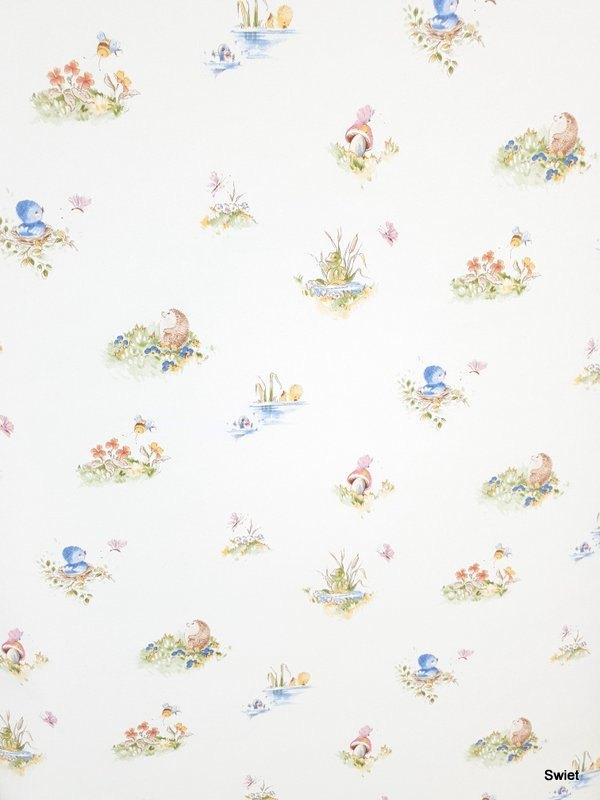 12817 Babybehang met egels kikkers en vlindertjes swiet, Verzenden, Roze