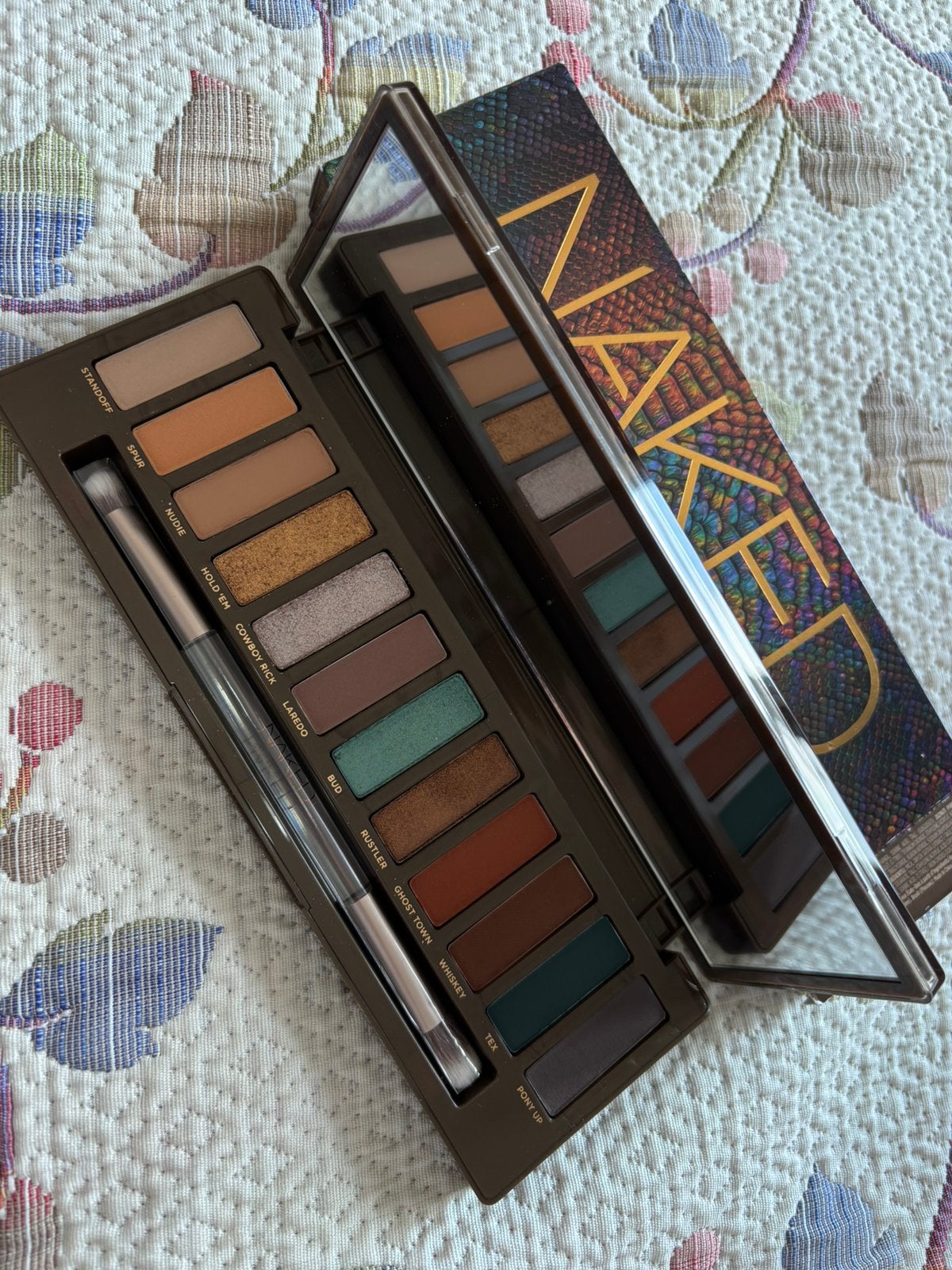 urban decay wild west oogschaduw palette, Verzenden, Zo goed als nieuw, Overige kleuren, Ogen
