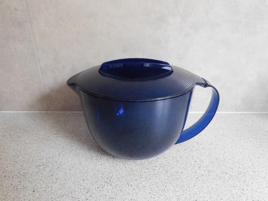 Tupperwave 200 Microplus Kan 1 Ltr. Blauw, Ophalen of Verzenden, Zo goed als nieuw, Blauw, Overige typen