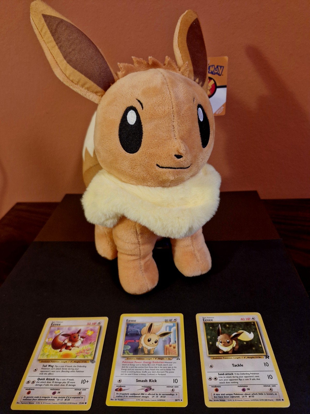 Vintage Eevee Collection WOTC + officiële Eevee knuffel, Ophalen of Verzenden, Zo goed als nieuw