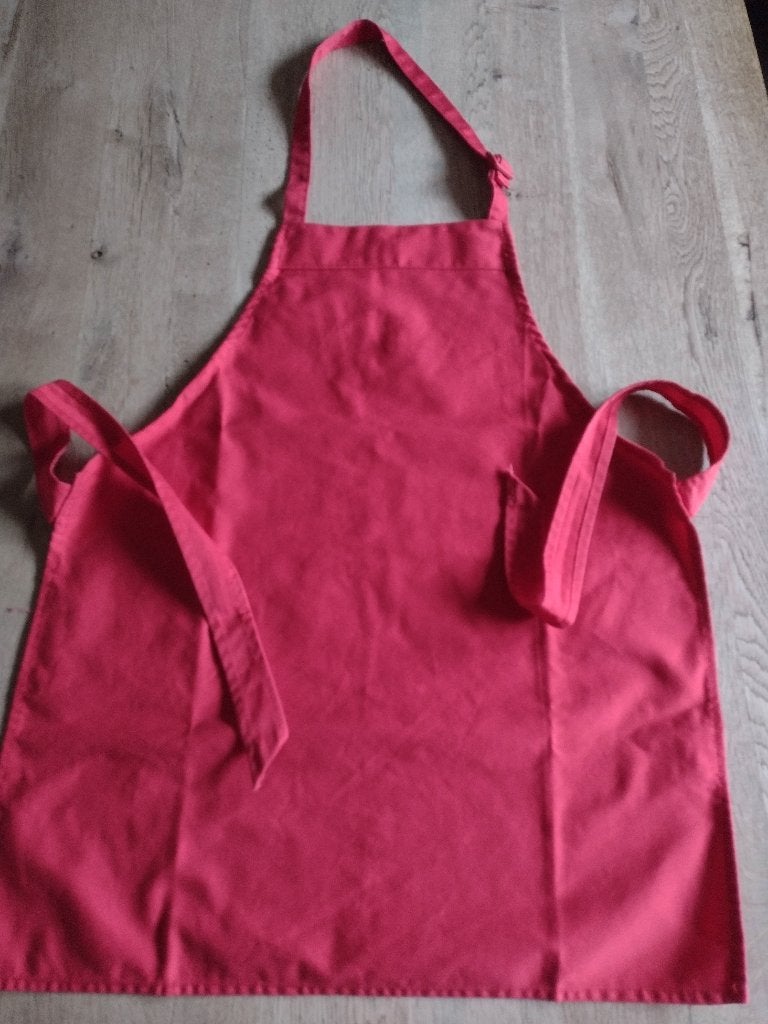 kook schort verstelbaar, rood kind, Ophalen of Verzenden, Rood, Schort